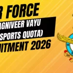 Apply for Air Force Agniveer Sports Quota Recruitment 2026