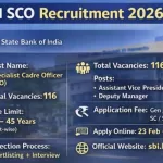 SBI SCO Recruitment 2026 – Apply Online