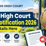 Delhi High Court SPA Notification 2026